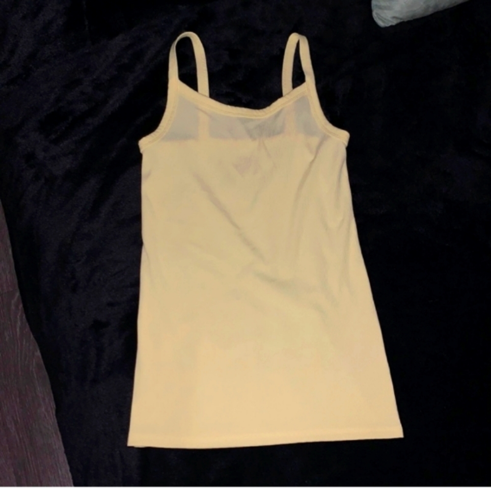 Women's Yellow No Boundaries Tank Top. Sz small, nwots